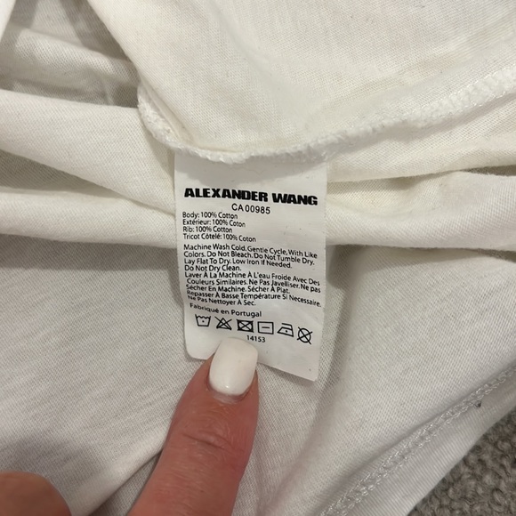 Alexander Wang Barcode T shirt size L - Picture 3 of 3